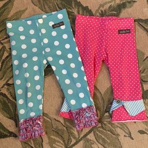 Matilda Jane leggings bundle 18-24 and 2